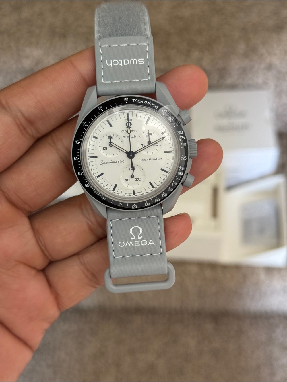 OMEGA X SWATCH 1965 SpeedMaster Moonswatch Brand New limited edition Watch - Picture 12 of 13